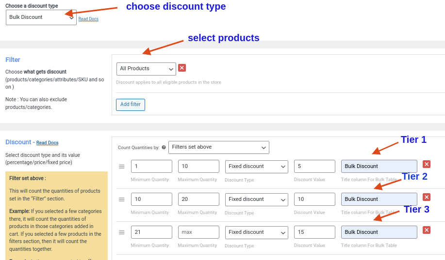 creating bulk storewide discount