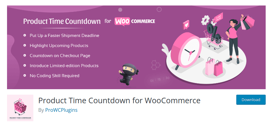 WooCommerce Product Time Countdown