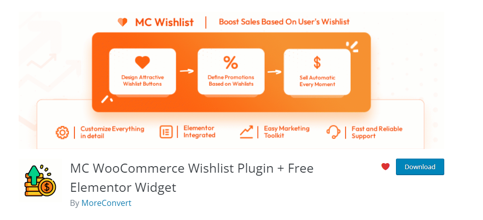 mc woocommerce wishlist