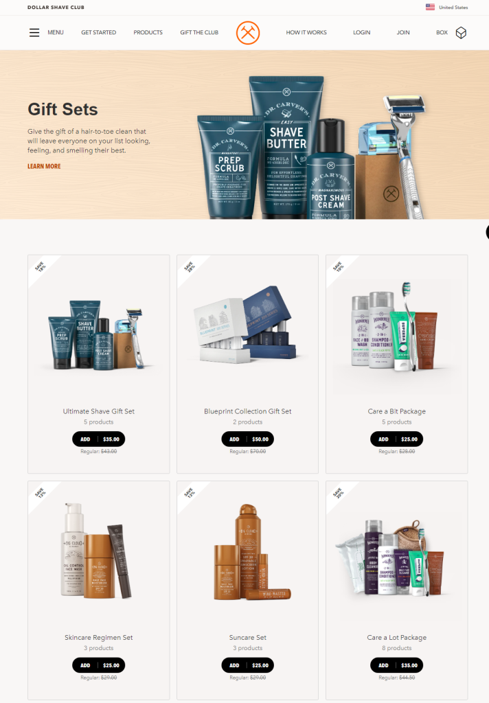 dollar shave club