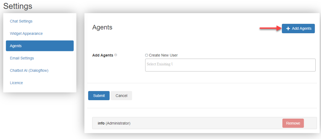 adding agents