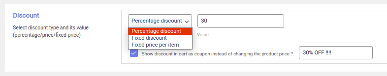 Percentage-Discount