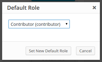 default role