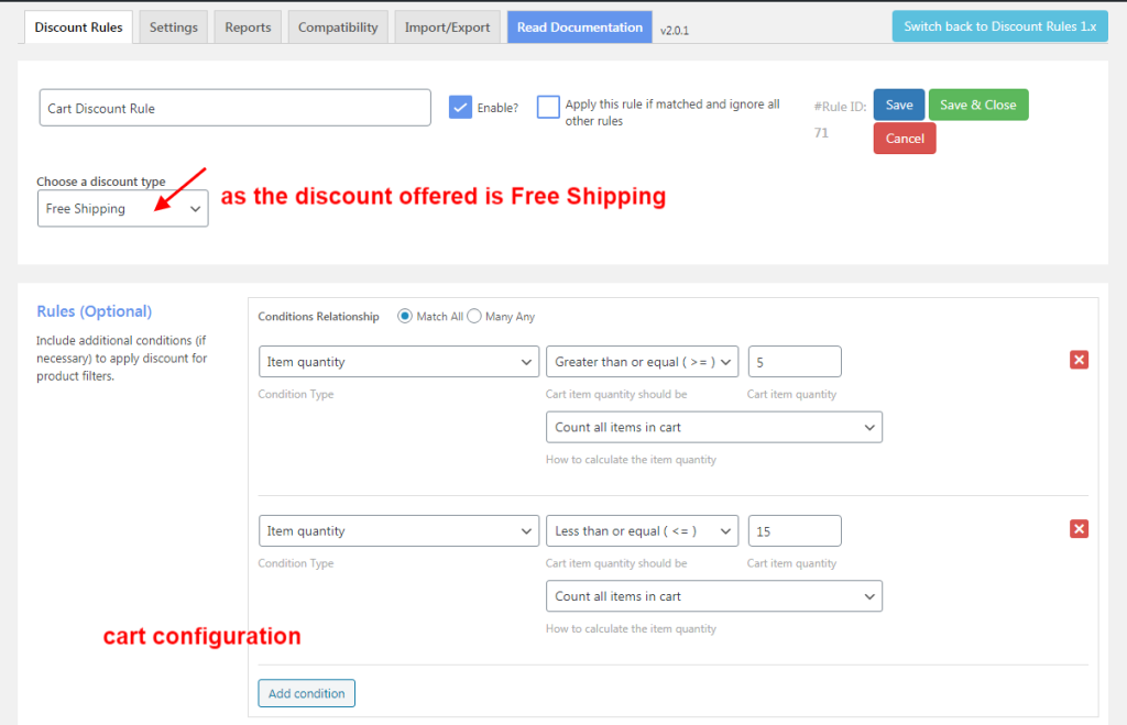discount rule example 3