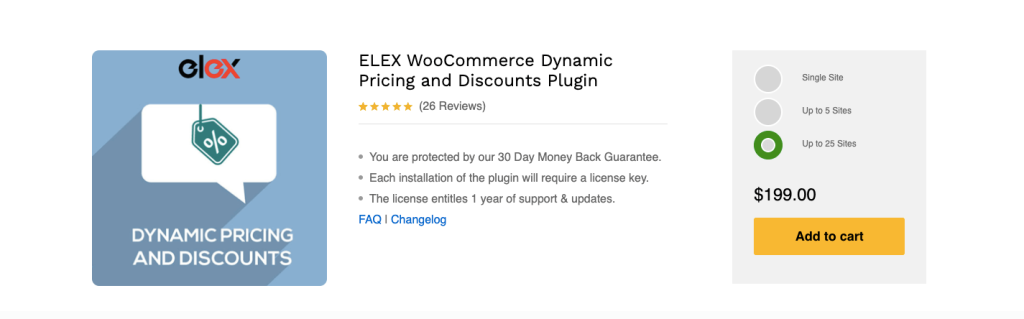 ELEX WooCommerce Dynamic Pricing & Discounts