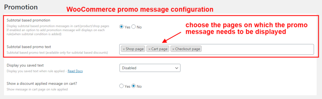 Add a Message at Top or Bottom of WooCommerce Checkout Page