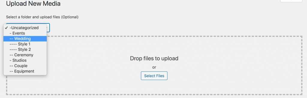 upload files to folders