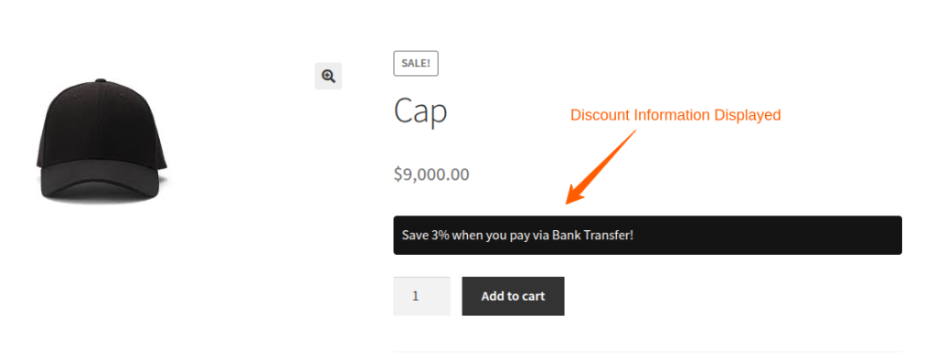 Display Discount on Product Page