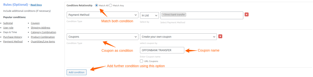 WooCommerce Coupon for Discount