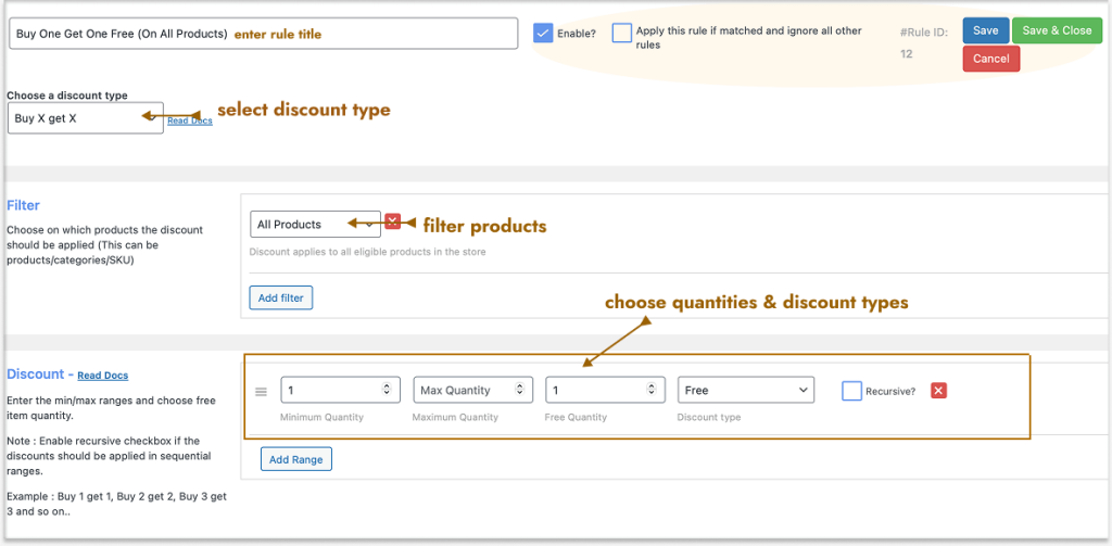 Creating a BOGO free deal in WooCommerce