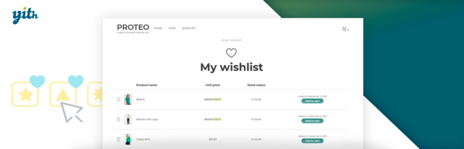 yith woocommerce list