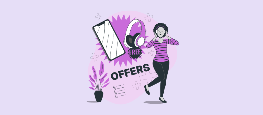 attract customers with offers