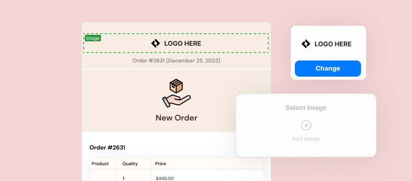 how to add logo in woocommerce email template
