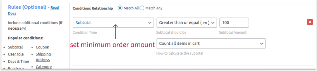 Setting minimum order amount in WooCommerce
