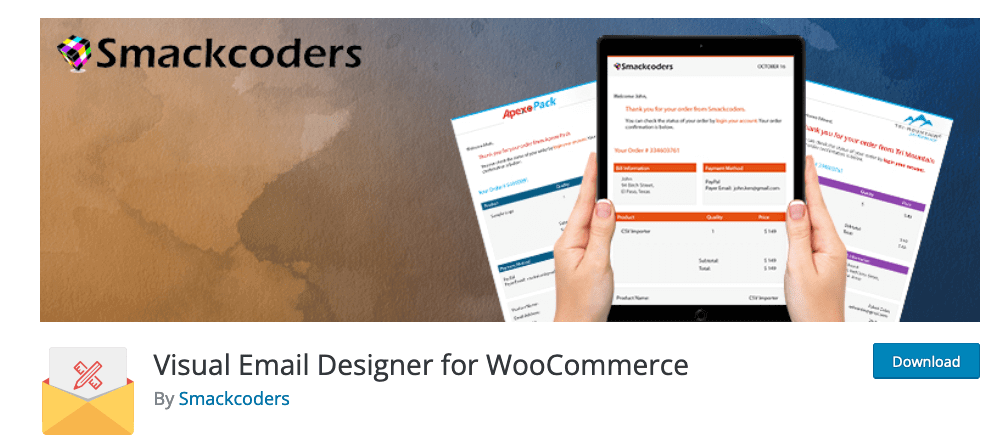 Visual Email Designer for WooCommerce