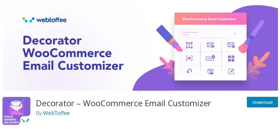 Deocrator woocommerce email customizer