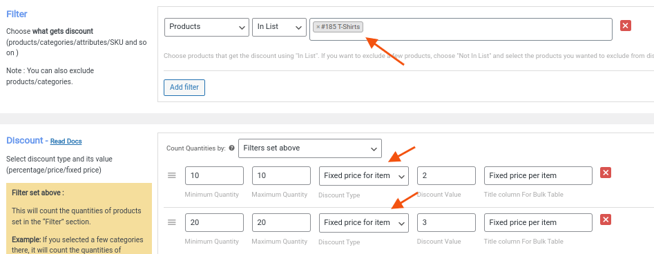 scenario 8 - WooCommerce Discount Price Per quantity
