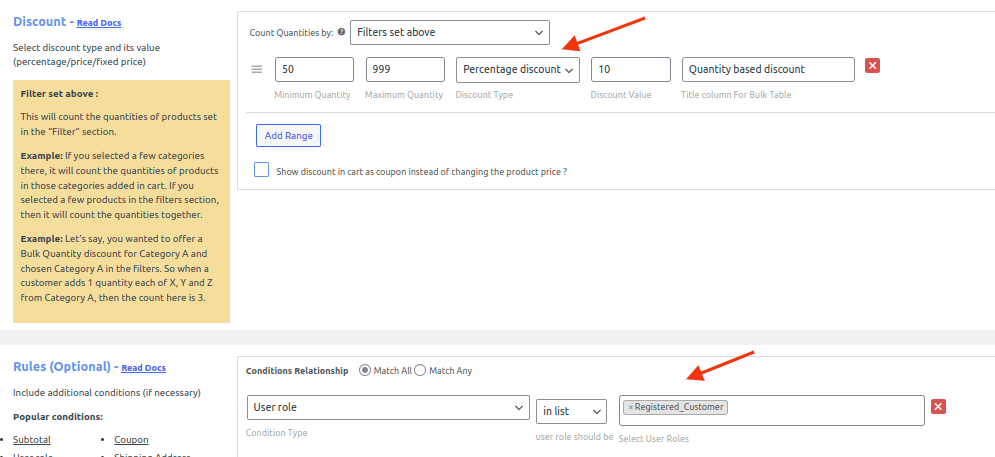 scenario 5 - discount based on user role
