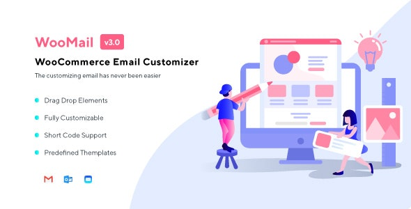 Woomail woocommerce email customizer