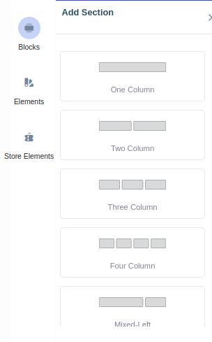 displaying blocks