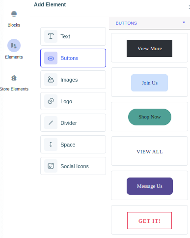 displaying elements