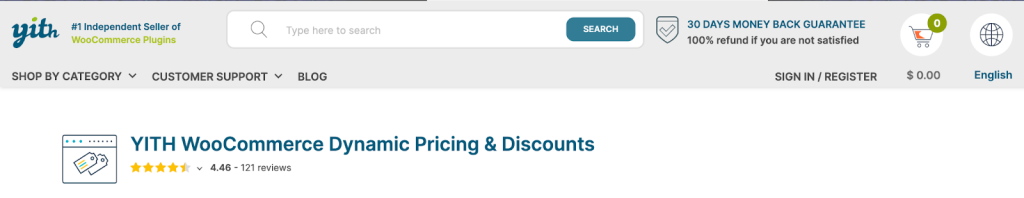 YITH Dynamic Pricing Plugin