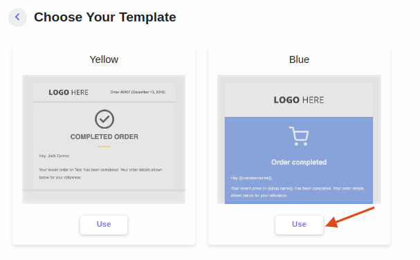 choosing ready-made email templates