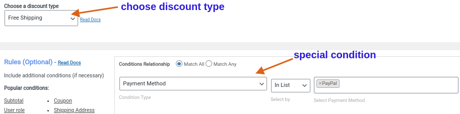 Customer behavior based Free Shipping
