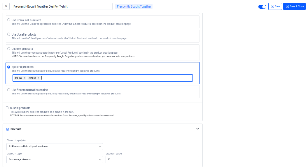 Creating “Frequently Bought Together” Offer In WooCommerce