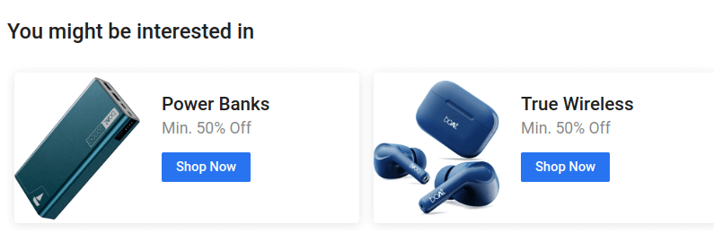 Example of Cross-selling