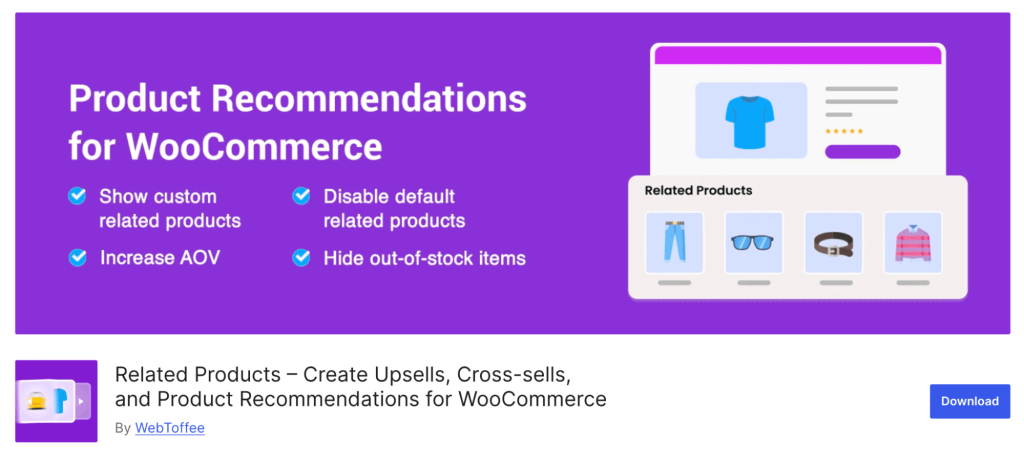 Product Recommendations for Woo by WebToffee