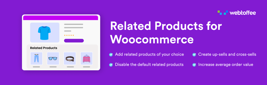 Related products for woocommerce plugin banner