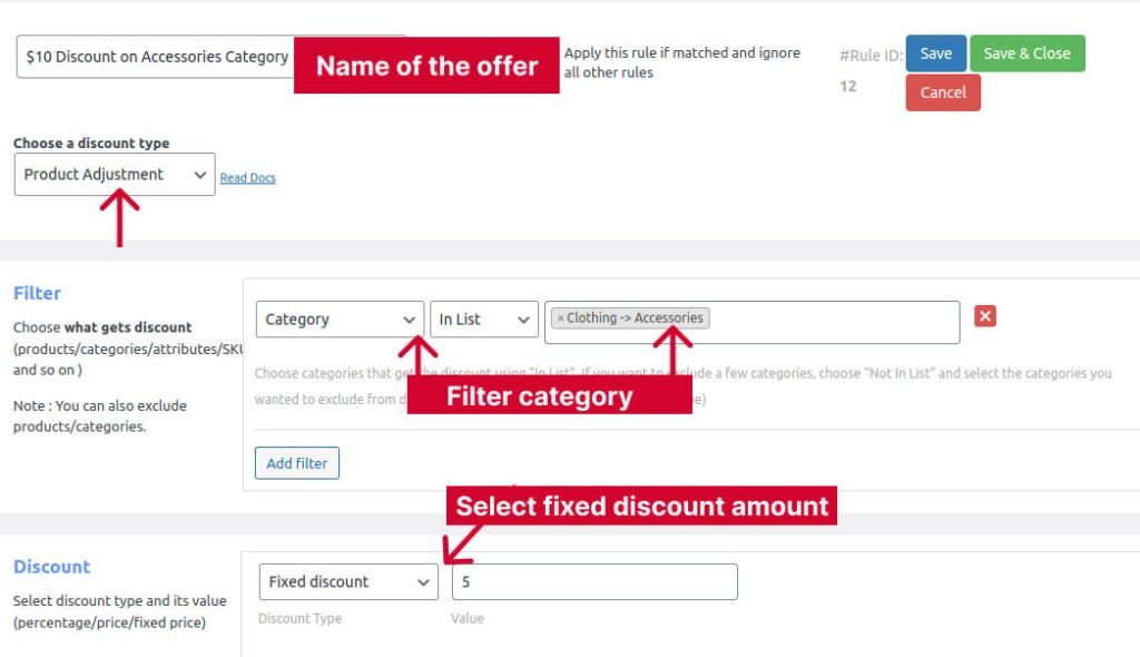 Creating Fixed Discount in WooCommerce