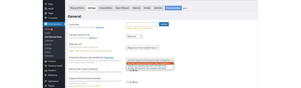 Discount Rules Plugin Settings