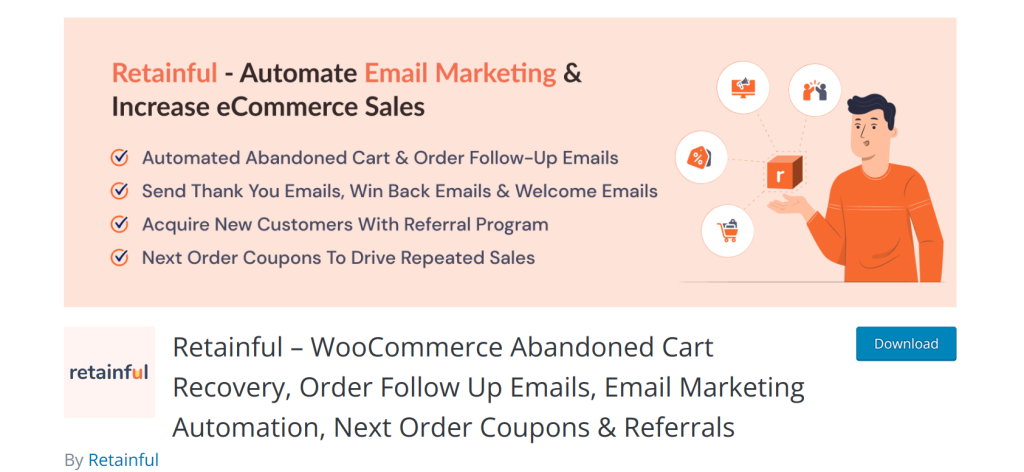 Retainful WooCommerce abandoned cart plugin