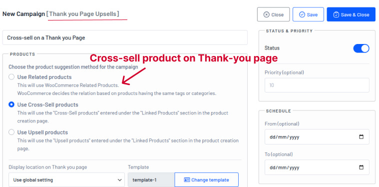Showing Cross-sell Product on a Thank-you Page