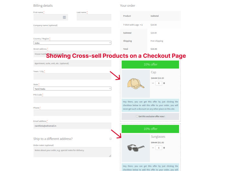 Showing WooCommerce Cross-sell Products on a Checkout Page