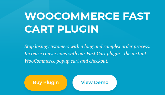 WooCommerce Fast Cart Plugin Banner Image