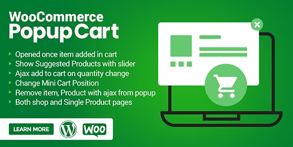 WooCommerce Popup cart Plugin banner image