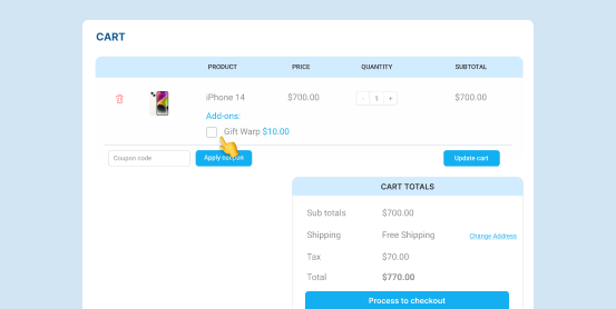 Cart add on