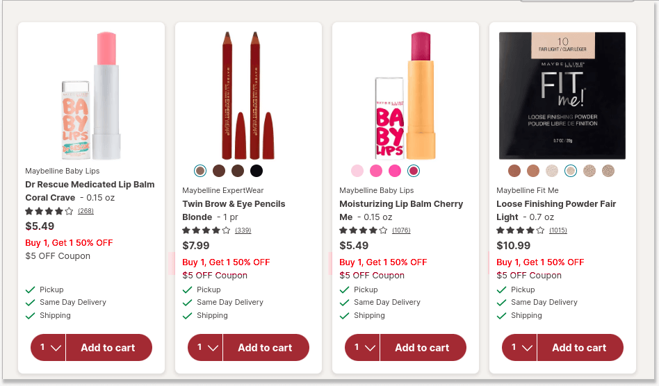BOGO Offer by Maybelline