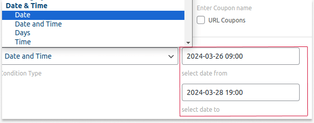 Coupon Schedule Options in WooCommerce