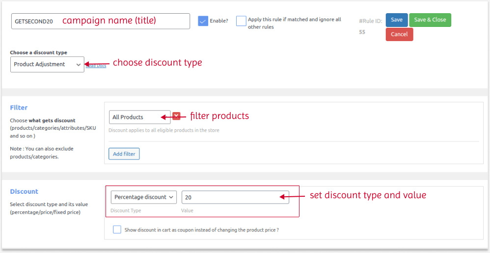 Creating Store-wide Discounts  Based on Purchase History
