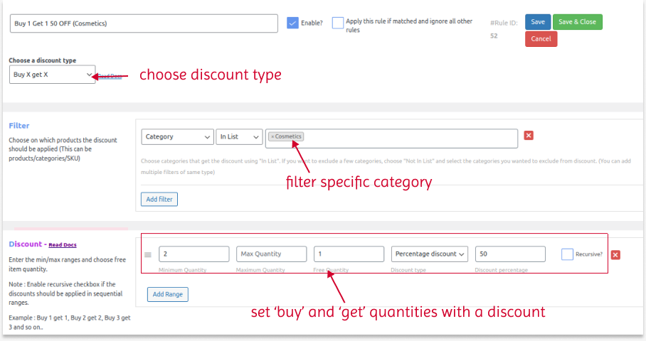 Creating a Buy One Get One Half Off Deal in WooCommerce
