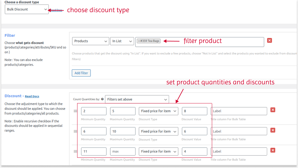 Creating a bulk discount in WooCommerce

