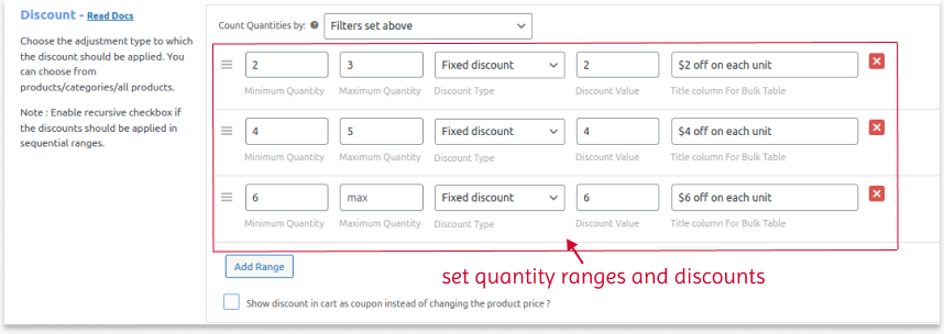 Creating tier pricing for a specific product-  setting quantities and discounts