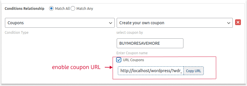  Enabling auto-apply coupon URL