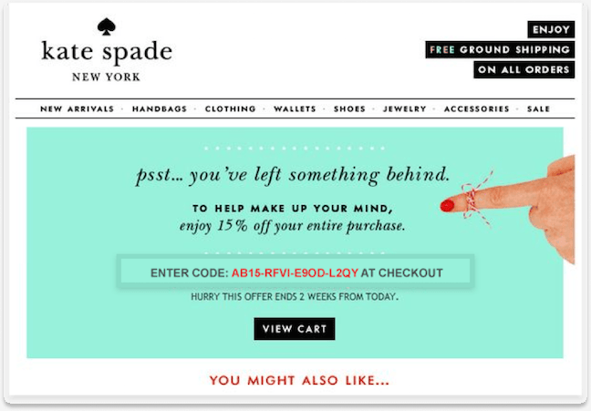 Kate Spade's Coupon Offer