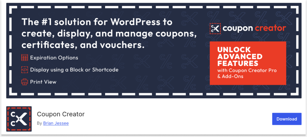 Coupon Creator By Brian