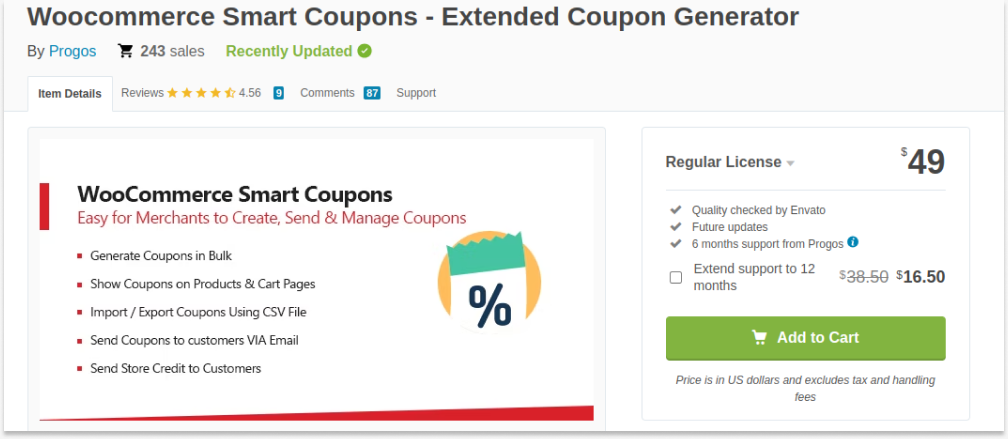 Woo Smart Coupons Generator By Progos